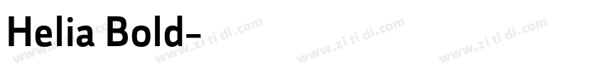 Helia Bold字体转换